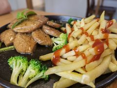 铁板牛排-朵朵开素食餐厅(后宰门街店)