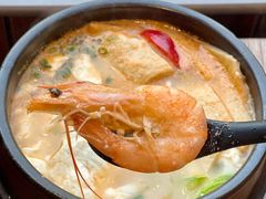 海鲜嫩豆腐汤-明洞阿姨·韩式酱蟹烤肉·创意料理(三元桥店)