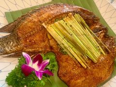 香茅草烤罗非鱼-紫滇源云南生态菜(丹凤街店)