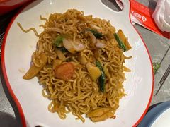 炒方便面-鼎原力量东北吊炉烧烤(临河街店)