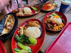 烤鸡配米饭及时蔬-Tangled Tree Tavern 老藤树食栈