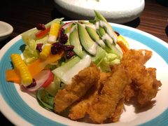 香炸三文鱼沙拉-山葵家·创意料理(EFC欧美广场店)