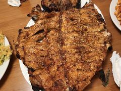 果木炭烤虹鳟鱼-钰田大院·怀柔地道农家菜·烤虹鳟鱼(雁栖湖店)