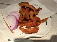 船颂现炸青岛脂渣-船歌·鱼水饺青岛菜(金狮广场店)