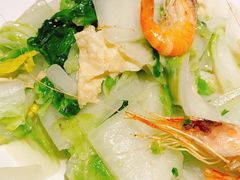 邬山腐皮杭白菜-老头儿油爆虾(星光一期店)