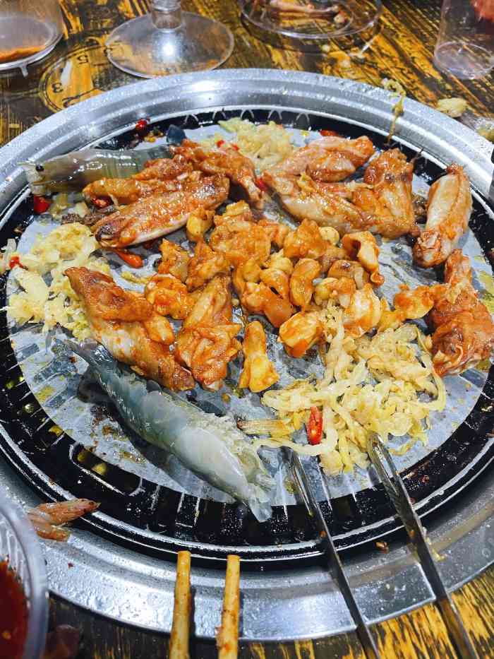 东北地摊烤肉-"已经第n次来这里打卡.推荐吃五花肉加酸菜.