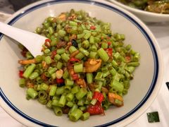 空心菜杆炒油渣-新新湘菜馆(新中街二条店)