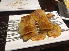 烤土豆片-三个大叔烤羊肉串·炭炉砂锅菜(西三旗店)