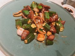 青柠秋葵煎牛肉粒-陶陶居酒家(新天地店)