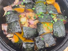 石锅生焗板栗南瓜-鱼满楼(汉中门大街店)