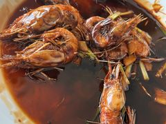 经典油爆虾-日出青木·杭帮菜名店