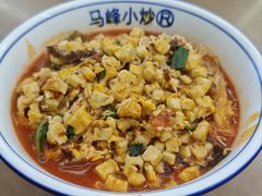 牛肉生肉小炒泡馍-清真馬峰小炒泡饃