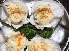 招牌芝士扇贝-青瓦炭韩潮烤肉(花园道店)