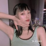 冷色系双色挂耳染 温柔中的酷感