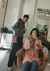 -I+造型烫发染发