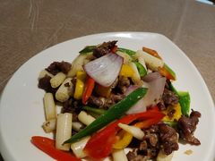 藕带炒牛肉-南华寺素食馆(南华禅寺店)