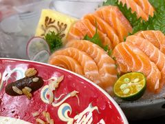 全盛三文鱼厚切大满贯-仙隐小鹿中华料理(南宁万象城店)