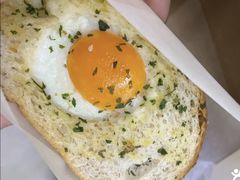 太阳蛋培根烤吐司-星巴克(天津佛罗伦萨小镇店)