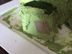 抹茶栗蓉&nbsp;横截面-21cake廿一客蛋糕
