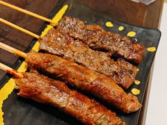 牛五花秋葵串-牛邸·烧肉饭(来福士店)