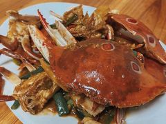 姜葱炒花蟹-明记海鲜大排档(巽寮湾店)