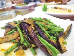风味茄子豆角-峰少印宴·私房菜·生猛海鲜·地道水乡菜(万江店)