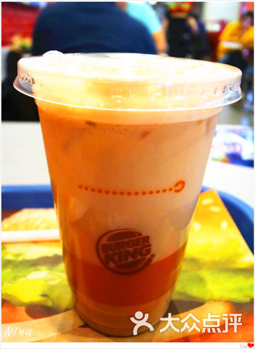 汉堡王(上海中山公园龙之梦店)港式冻奶茶图片 - 第214张