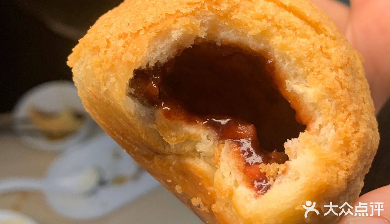 终于吃到酥皮山楂叉烧包！！