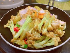 干锅花菜-小菜园新徽菜(南京秦淮龙蟠汇店)