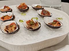 品海炝拌小赤贝-品海楼·大连海胆锅贴馆(东港店)