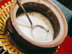 皮蛋瘦肉粥-森燊记烤鱼吧(光谷店)