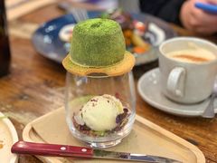 Matcha&nbsp;waterfall-FLOVIE FLORIST CAFE
