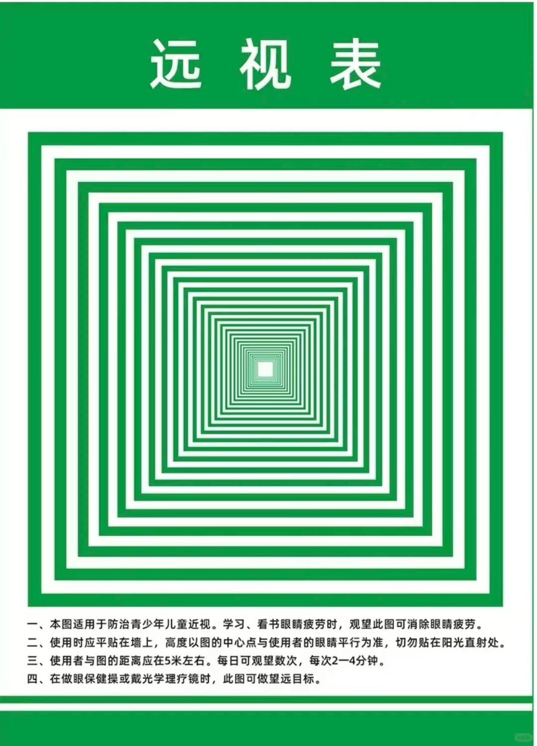 今日分享视力保健图