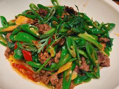 小炒黄牛肉-老滇山寨•云南特色菜•地方菜•民族风情歌舞表演(金碧店)