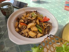 台蘑炒豆腐-天天向上素食餐厅(五台山店)