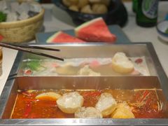 牛骨汤鸳鸯锅-五星桥原切肥牛火锅(怀德桥店)