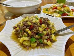 菠萝炒牛肉-晓雯人家