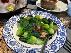 香菇炒菜心-杭州西湖柳莺里酒店·闻莺厅