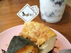 南瓜芝士蛋糕-猫小主咖啡·猫咖cat cafe(福田店)