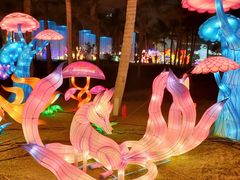 -欢乐海岸椰林沙滩-2025湾区超级灯会