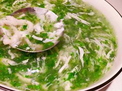 荠菜肉丝豆腐羹-老人和饭店(淮海中路店)