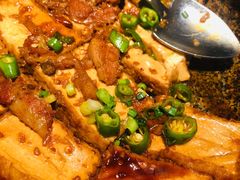砂锅脆皮豆腐-炊烟小炒黄牛肉(中心印象城店)