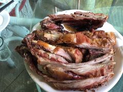 炭火烤羊排-大鹅岛绿色生态美食园