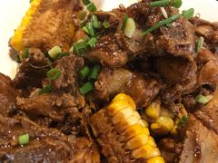 玉米烧排骨-刘胖子家常菜·蹄花焖藕(中南店)