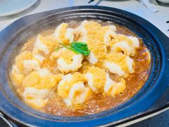 蒜蓉粉丝蒸虾-船歌·鱼水饺青岛菜(金狮广场店)