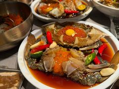 -草家酱蟹炭火烤肉店(珲春南路一店)