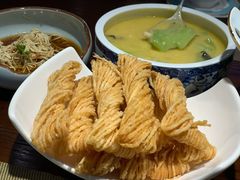 咸蛋黄丝瓜茶馓-童福兴·南京菜(老门东店)