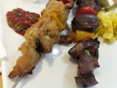 培根黑蒜风味芝士烤土豆，俄罗斯大串，水果沙拉-库滋明·俄罗斯特色美食(中央大街店)