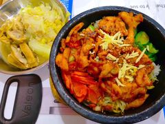 鸡肉芝士石锅拌饭-北京大学-燕南食堂