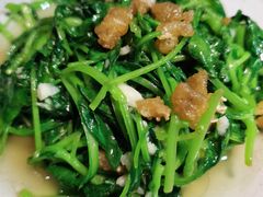 油渣鸡毛菜-兰溪小馆(东直门簋街店)